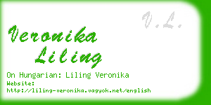 veronika liling business card